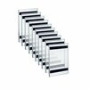 Azar Displays Clear Acrylic 4'' x 6'' Magnetic U-Frame, 10PK 129910